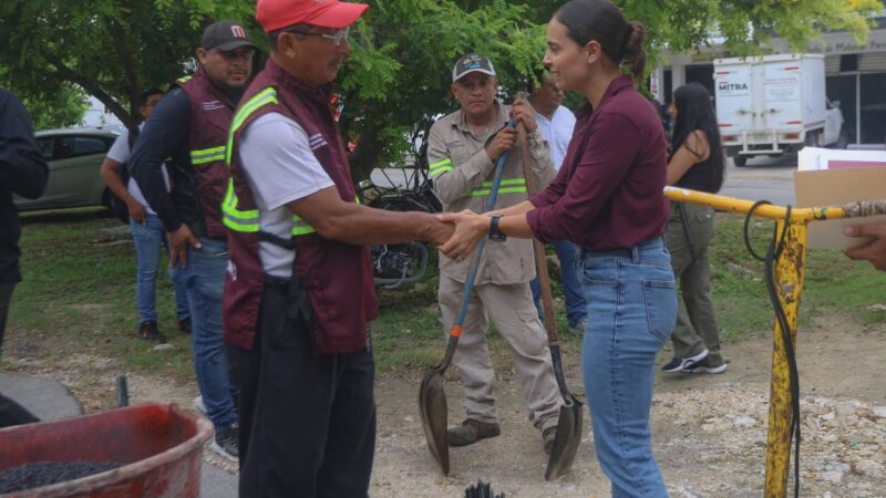 INTENSIFICA ANA PATY PERALTA PROGRAMA DE MEGA BACHEO EN CANCÚN