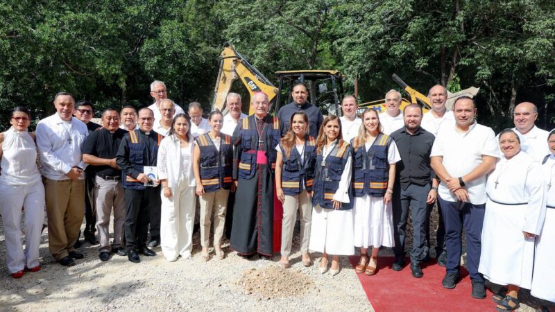 RESPALDA ANA PATY PERALTA TURISMO RELIGIOSO CON LA CONSTRUCCIÓN DE LA CATEDRAL DE CANCÚN