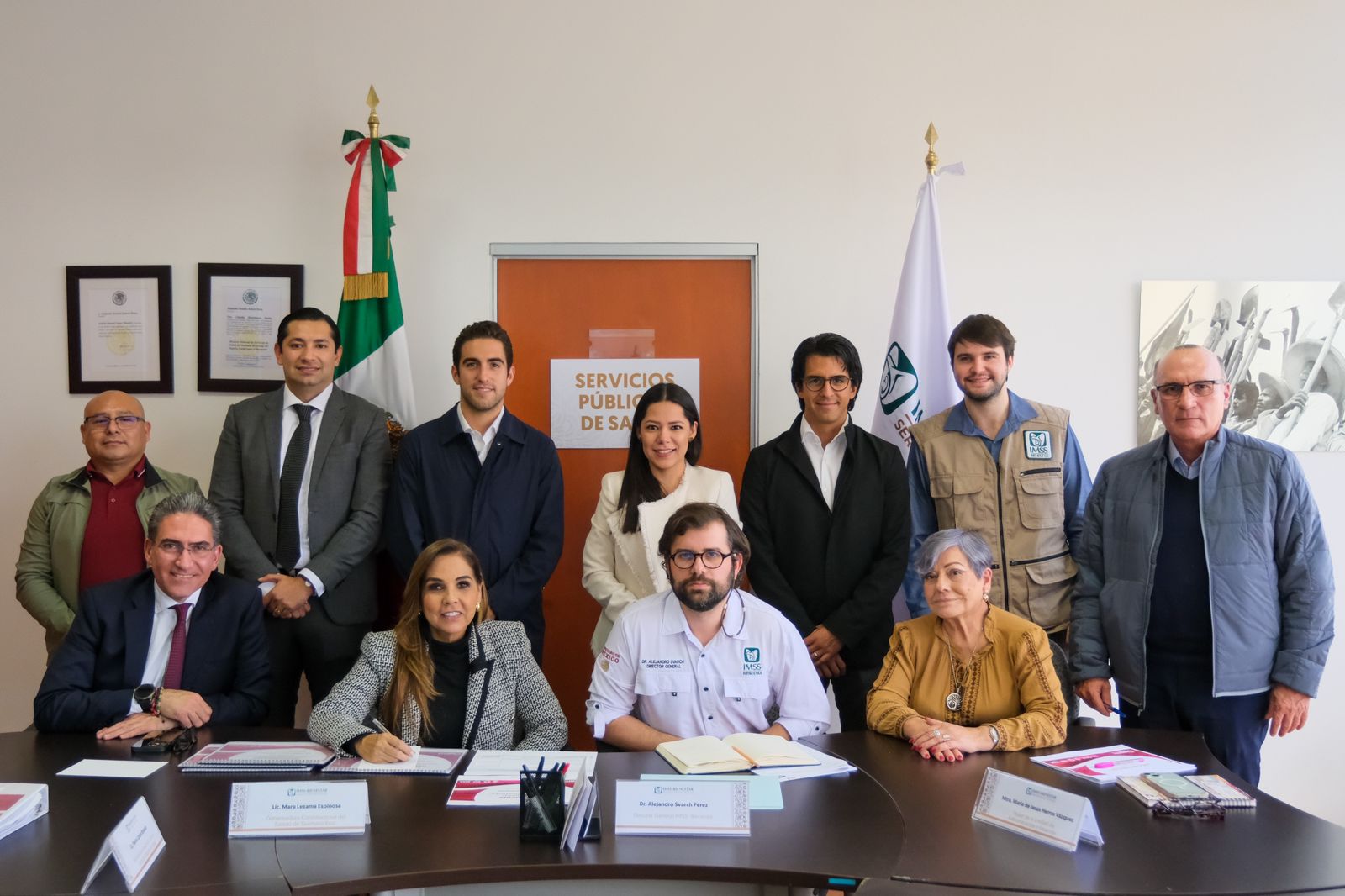 Anuncia Mara Lezama próxima gira con el Doctor Alejandro Svarch, titular del IMSS Bienestar para atender necesidades de los quintanarroenses en el Estado