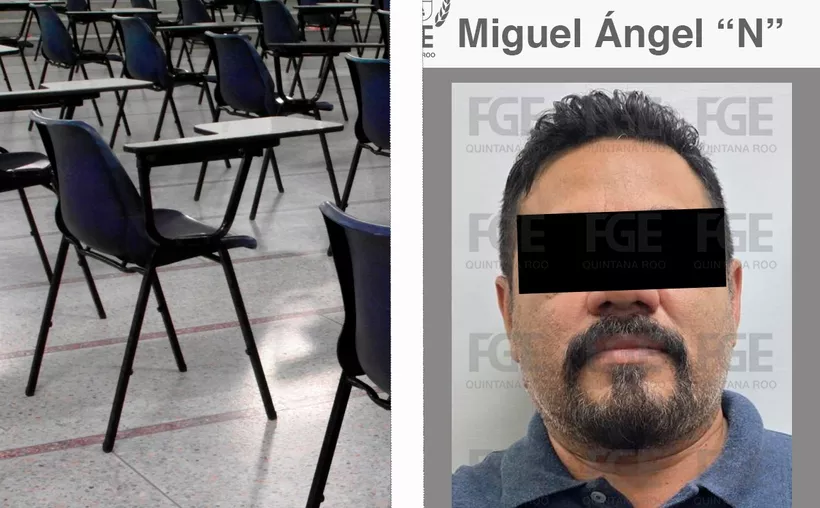 Vinculado: sorprenden a maestro de Cozumel abusando de su alumna en el aula