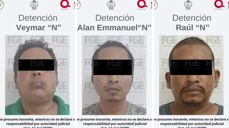 Cancún: detienen a cuatro implicados por homicidio en Villas Otoch