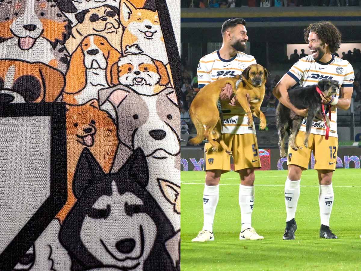 Pumas muestra su apoyo para adopción de perros en partido de Liga MX