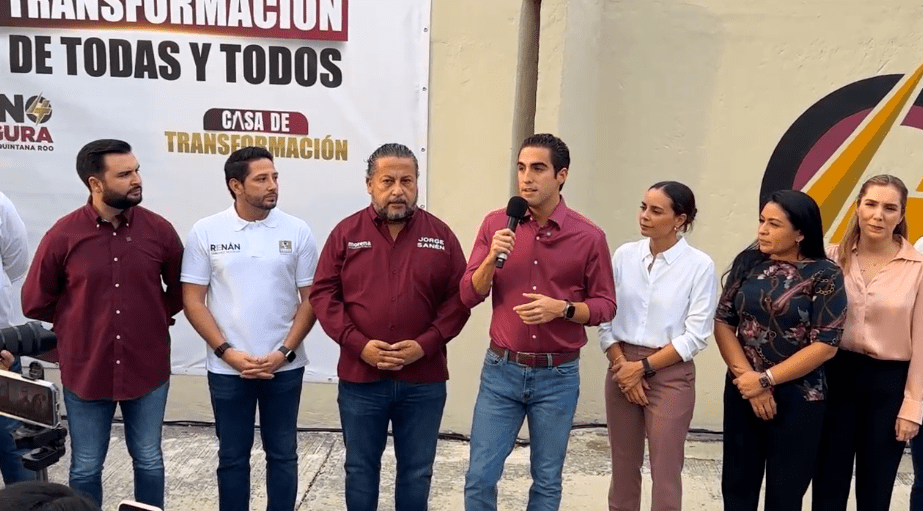 Gino Segura abre su casa de campaña en Cancún e impulsa compromiso con los quintanarroenses