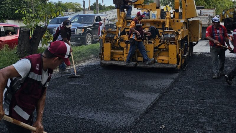 Avanza acciones de atención a desfondes y bacheo en Chetumal para devolverle el brillo a la capital: Mara Lezama