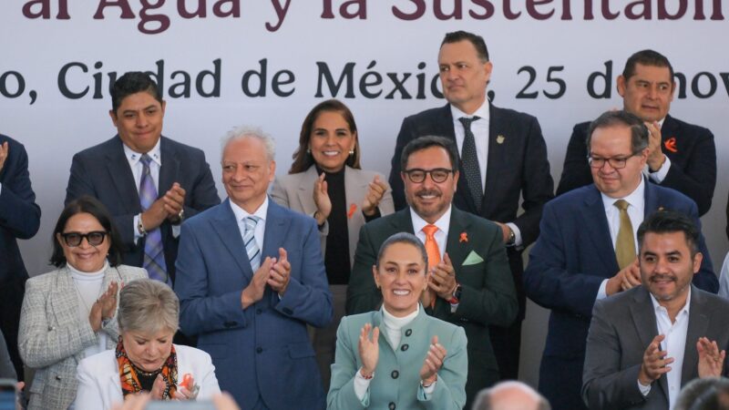 Mara Lezama se suma al Acuerdo Nacional por el Derecho Humano al Agua y la Sustentabilidad