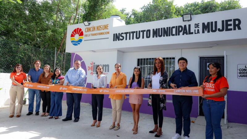 INAUGURA ANA PATY MÓDULO DE ATENCIÓN INTEGRAL PARA LAS MUJERES EN LA SUPERMANZANA 94