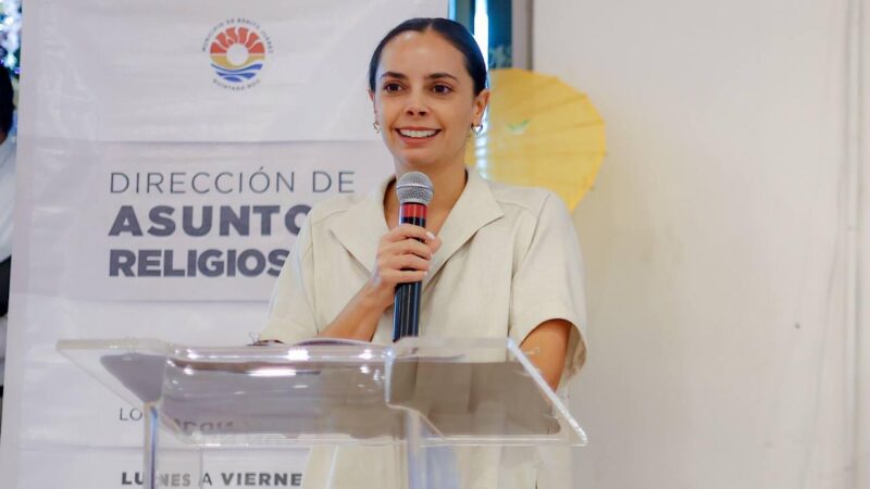 RESPALDA ANA PATY PERALTA COMPROMISO CON LA COMUNIDAD RELIGIOSA