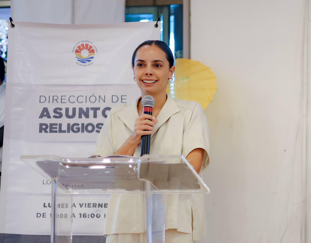 RESPALDA ANA PATY PERALTA COMPROMISO CON LA COMUNIDAD RELIGIOSA