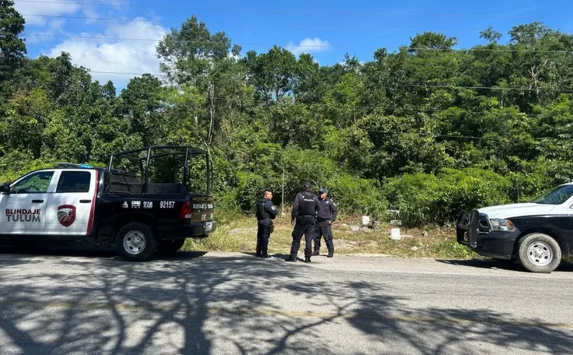 Encuentran cuerpo ejecutado con tiro de gracia en camino Tulum-Cobá