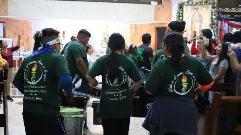 Celebran a la Virgen de Guadalupe más de 14 peregrinaciones en Cancún