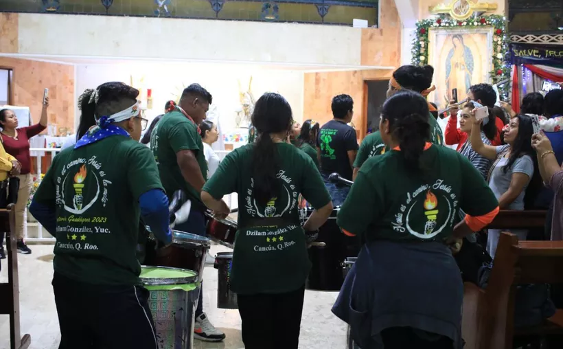 Celebran a la Virgen de Guadalupe más de 14 peregrinaciones en Cancún