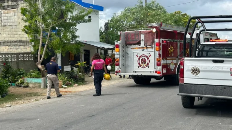 Explosión de tanque de gas deja joven gravemente herido en Chetumal