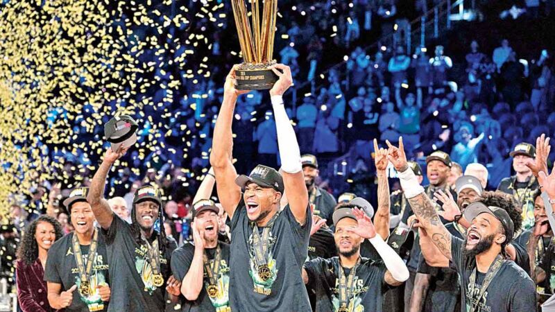 Bucks, nuevo monarca; conquista la NBA Cup