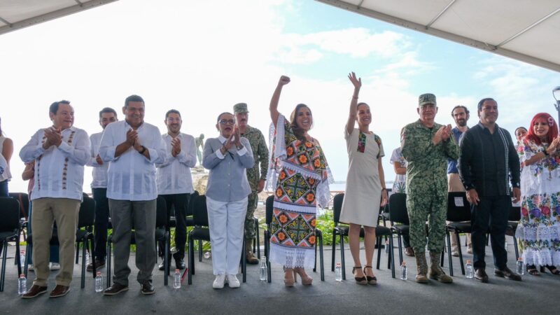 Claudia Sheinbaum y Mara Lezama celebran el primer aniversario e inauguran los tramos 6 y 7 del Tren Maya, una hazaña histórica lograda en tan solo 4 años