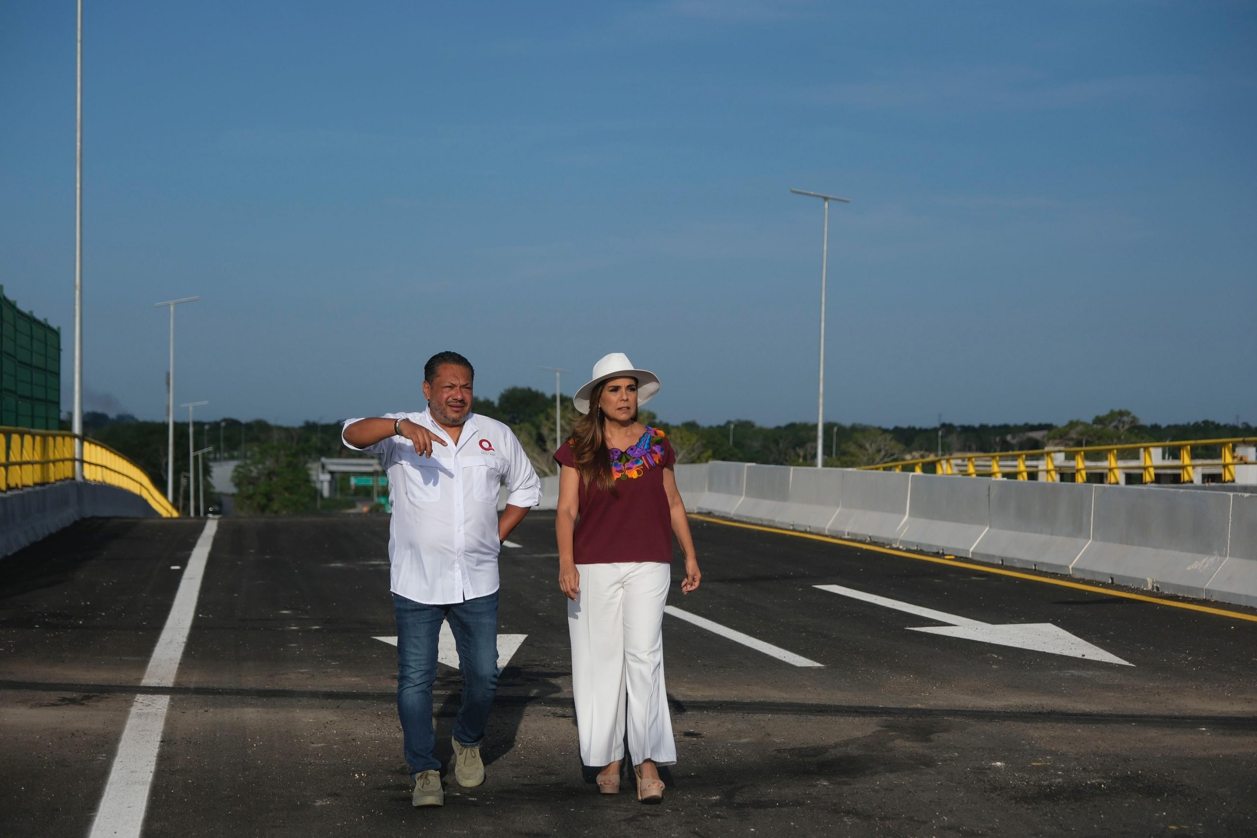 Entra en servicio espectacular y moderno puente de entrada a Chetumal, la hermosa capital: Mara Lezama