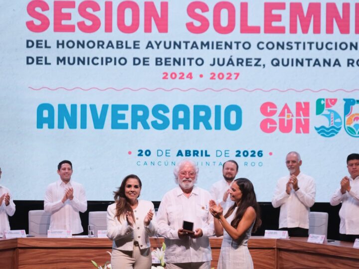 Cancún cumple 56 años con un llamado firme de Mara Lezama: construir juntos una sociedad fuerte, solidaria y con corazón