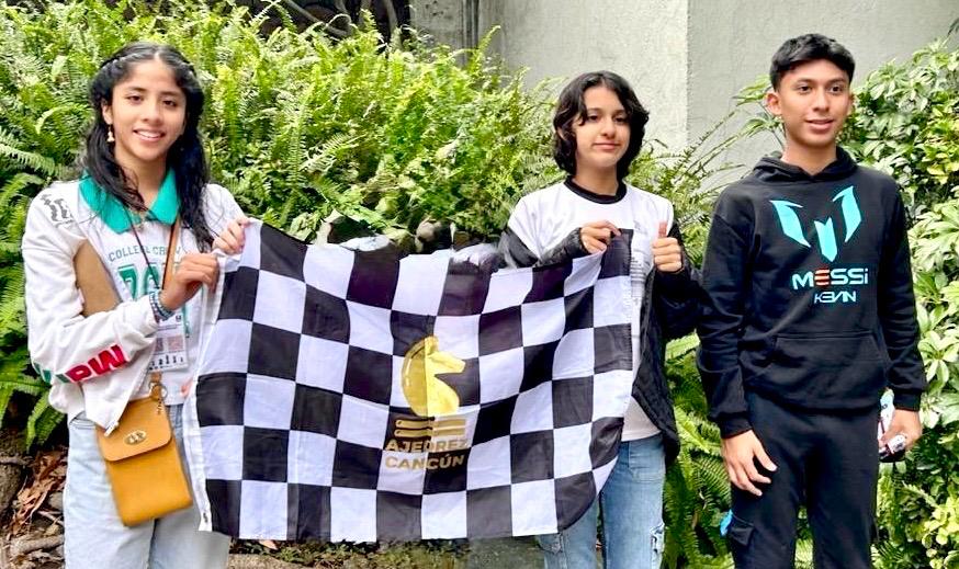 Ajedrez cancunense: nueva generación que trasciende fronteras en el 56 aniversario de la ciudad