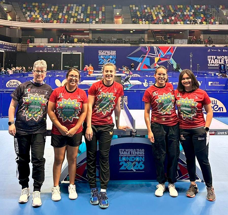 CLÍO BÁRCENAS y DARÍO ARCE Inician su participación en el Mundial de Tenis de Mesa