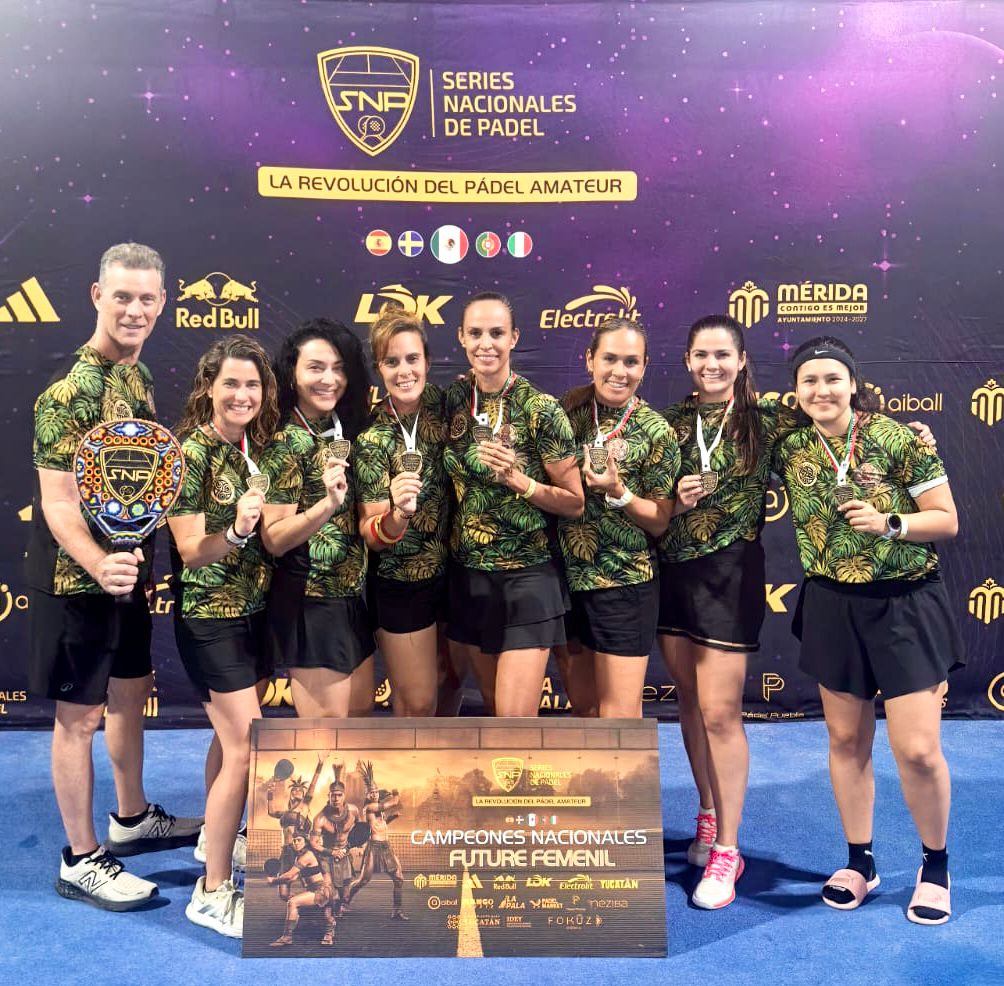 Aluxes Cancún, campeonas nacionales y van por México al Mundial de pádel por equipos en España