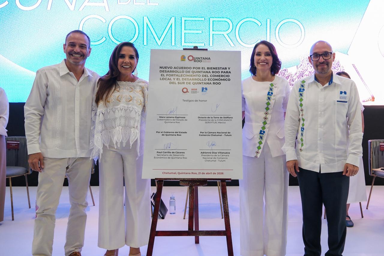 Mujeres lideran nueva etapa en CANACO y apuntalan despegue económico del sur de Quintana Roo: Mara Lezama