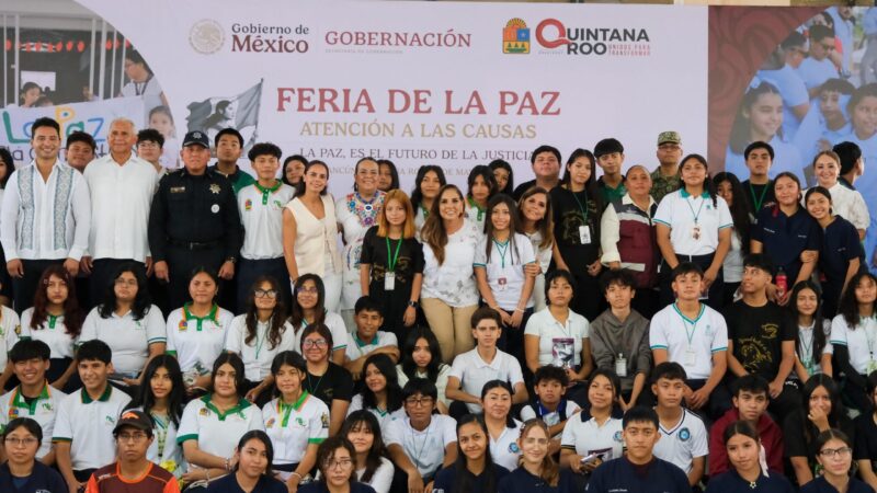 Encabezan Mara Lezama y Rocío García la Primera Feria de la Paz para la atención de las causas en Villas Otoch Paraíso en Cancún