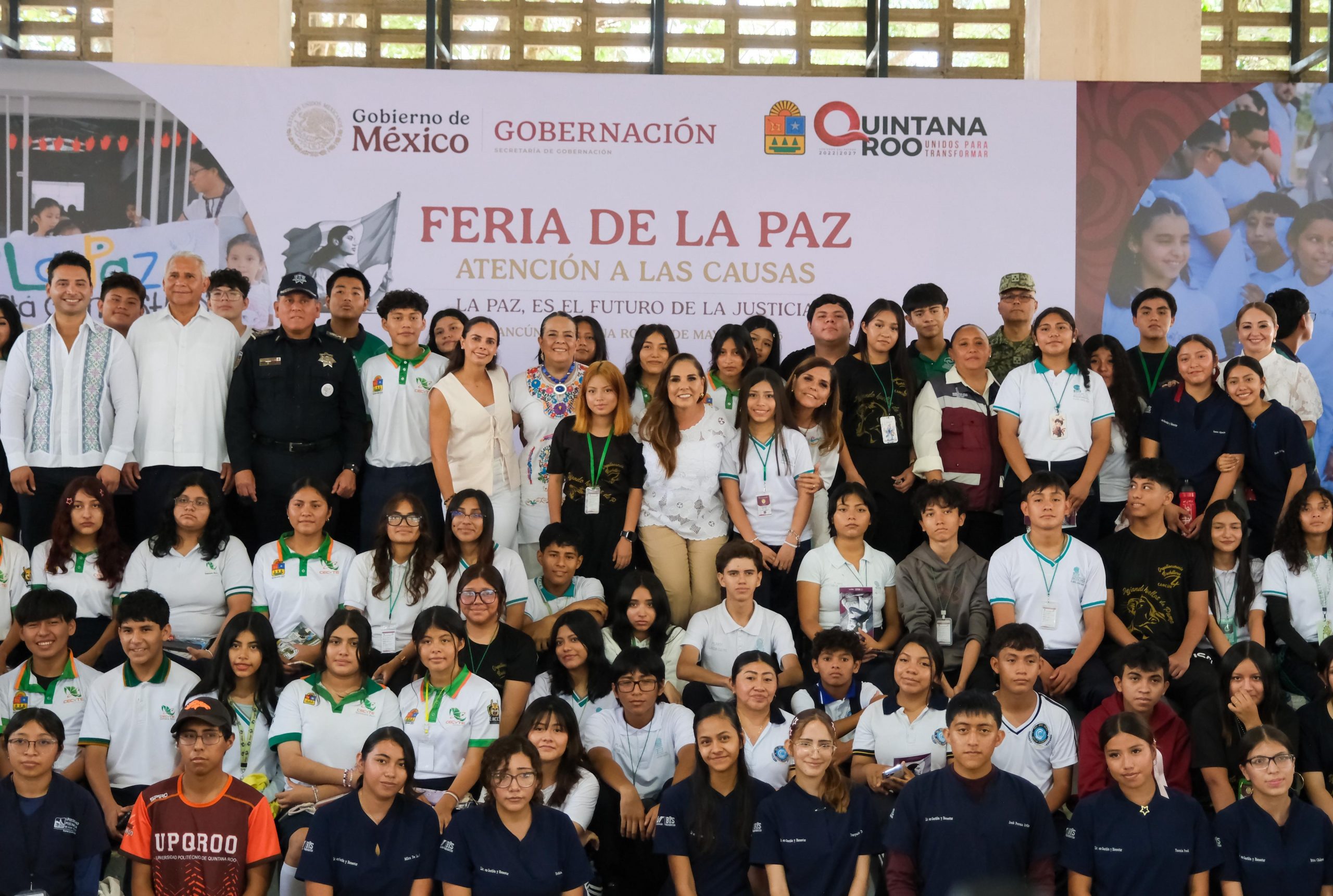 Encabezan Mara Lezama y Rocío García la Primera Feria de la Paz para la atención de las causas en Villas Otoch Paraíso en Cancún